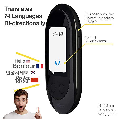 pocketalk-w-w1pgk-eu-sprach-bersetzer-schwarz-74-sprachen image 7