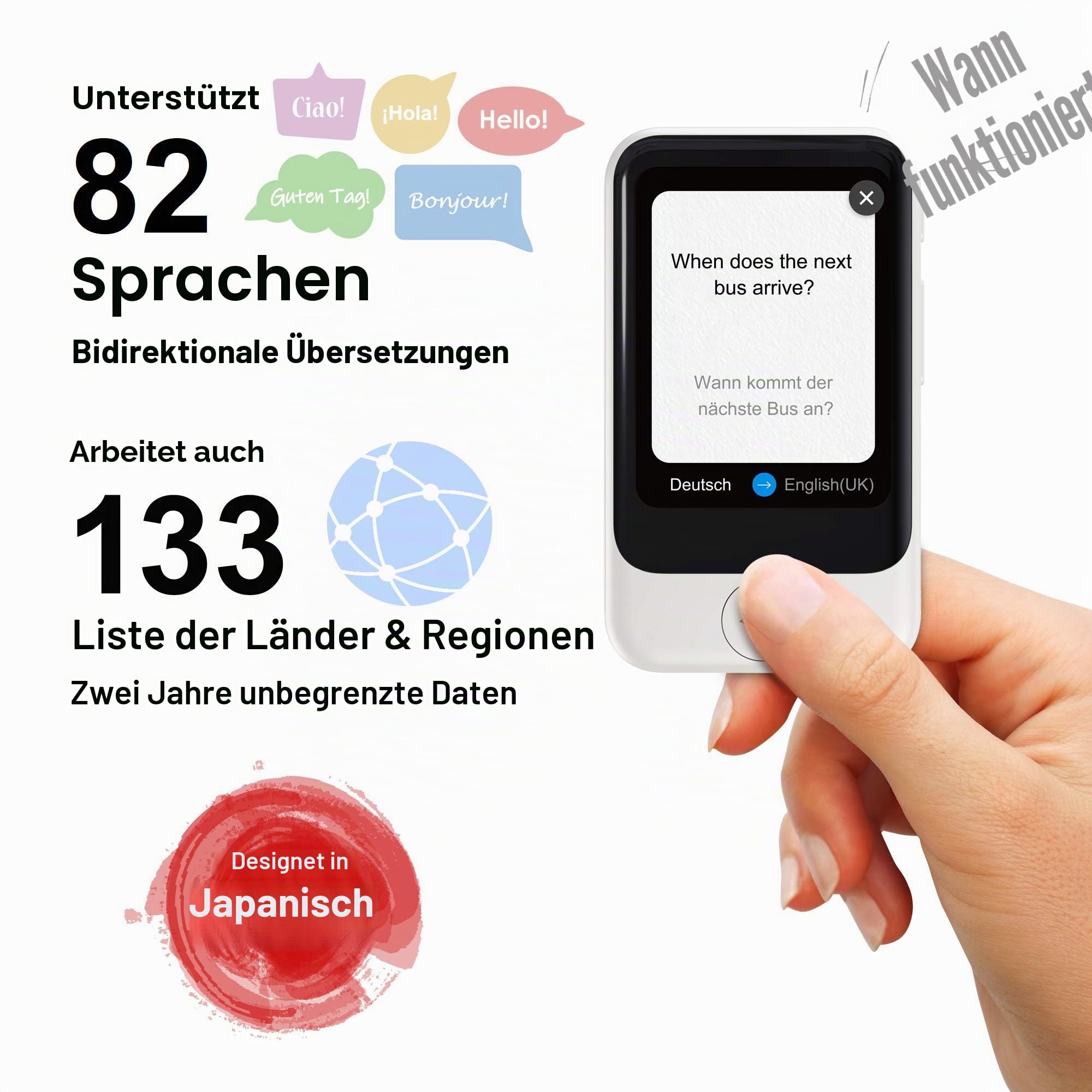 pocketalk-s-sprach-bersetzer-wei-mit-kamera-und-82-sprachen image 4